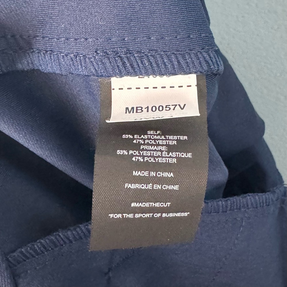Cuts AO Jogger Mens XL Navy Blue Performance Tech Stretch Tapered Pants Commuter - Picture 7 of 10